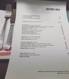 bistro rex sydney potts point restaurant