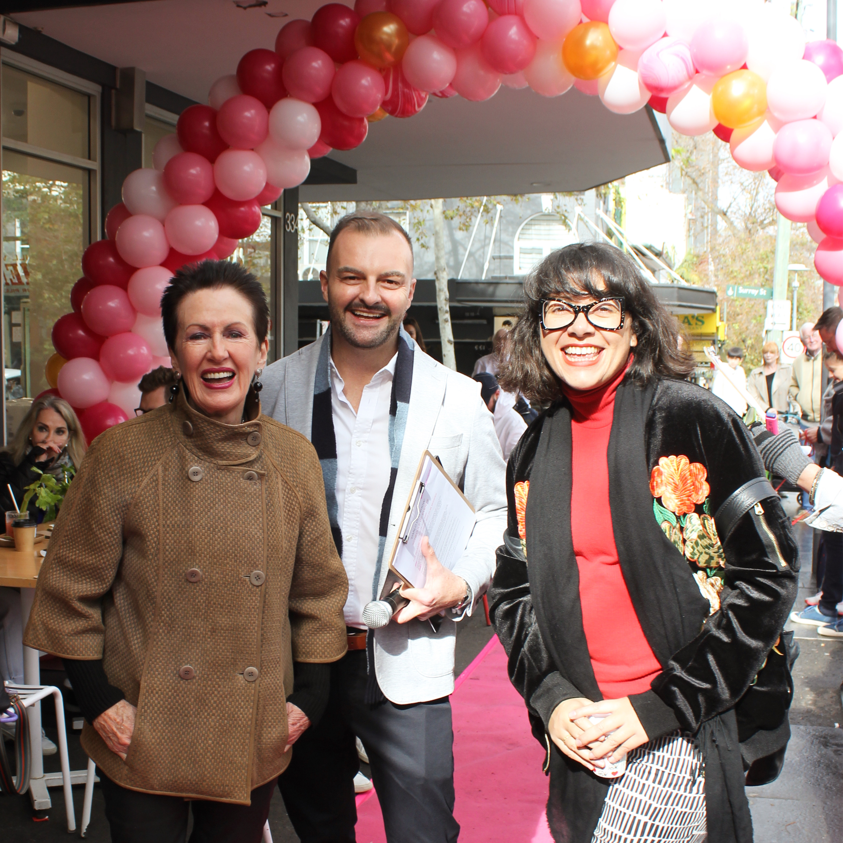 mike Galvin, Clover Moore, Jess Scully